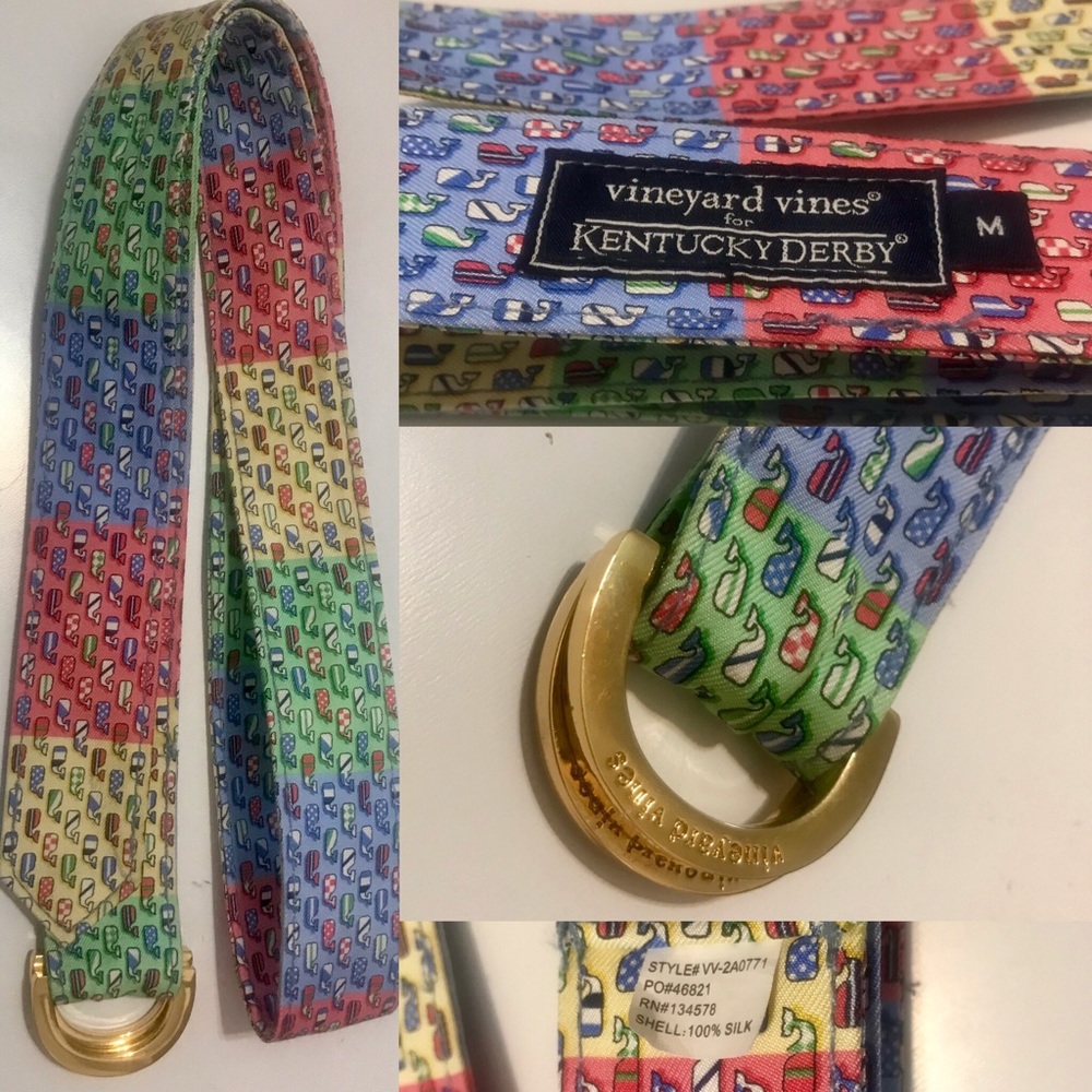 Vineyard Vines (for Kentucky Derby) 100% silk belt